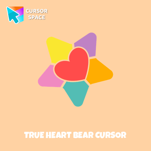True Heart Bear cursor pointer cursor